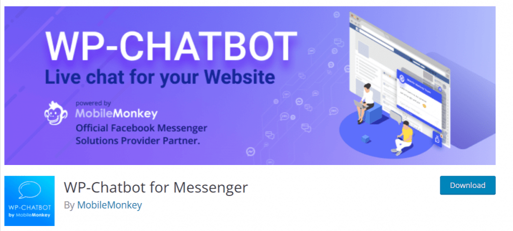 MobileMonkey as a chatbot plugin option for your WordPress website